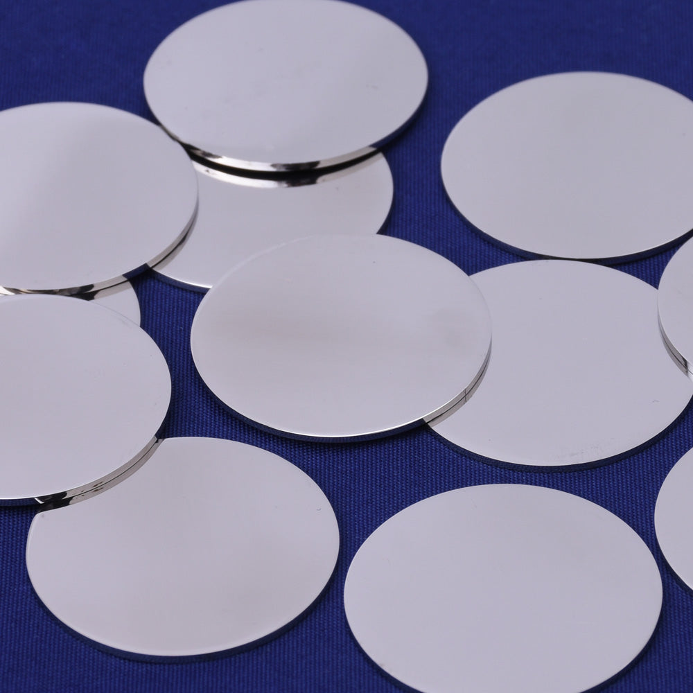 About 1/2"(13mm) tibetara® Stainless Steel Round Stamping Discs,FANTASTIC SHINE,16 Gauges Blanks Diy Stamping Supplies,10 each/lot