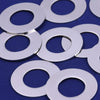 About1 1/4"(32mm)tibetara® Stainless Steel Round Stamping Blanks FANTASTIC SHINE,16 Gauges Blanks,Donut Circle Pendants,10 each/lot
