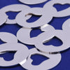Stainless Steel Round Heart Washer Blank FANTASTIC SHINE,tibetara® About 1"(25mm) 18 Gauges Jewelry Stamping Blank,10 each/lot
