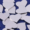 About 1/2" x 1/2"(29mm x 51mm)tibetara® Stainless Steel Heart Stamping Blank ,18 Gauges， DIY Jewelry Tag, 10 each/lot