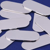 Stainless Steel Round  Stamping Blank ,FANTASTIC SHINE,tibetara®,About 1/2"x1 1/4"(13mmx32mm)18 Gauges , DIY Supplies 10 each/lot
