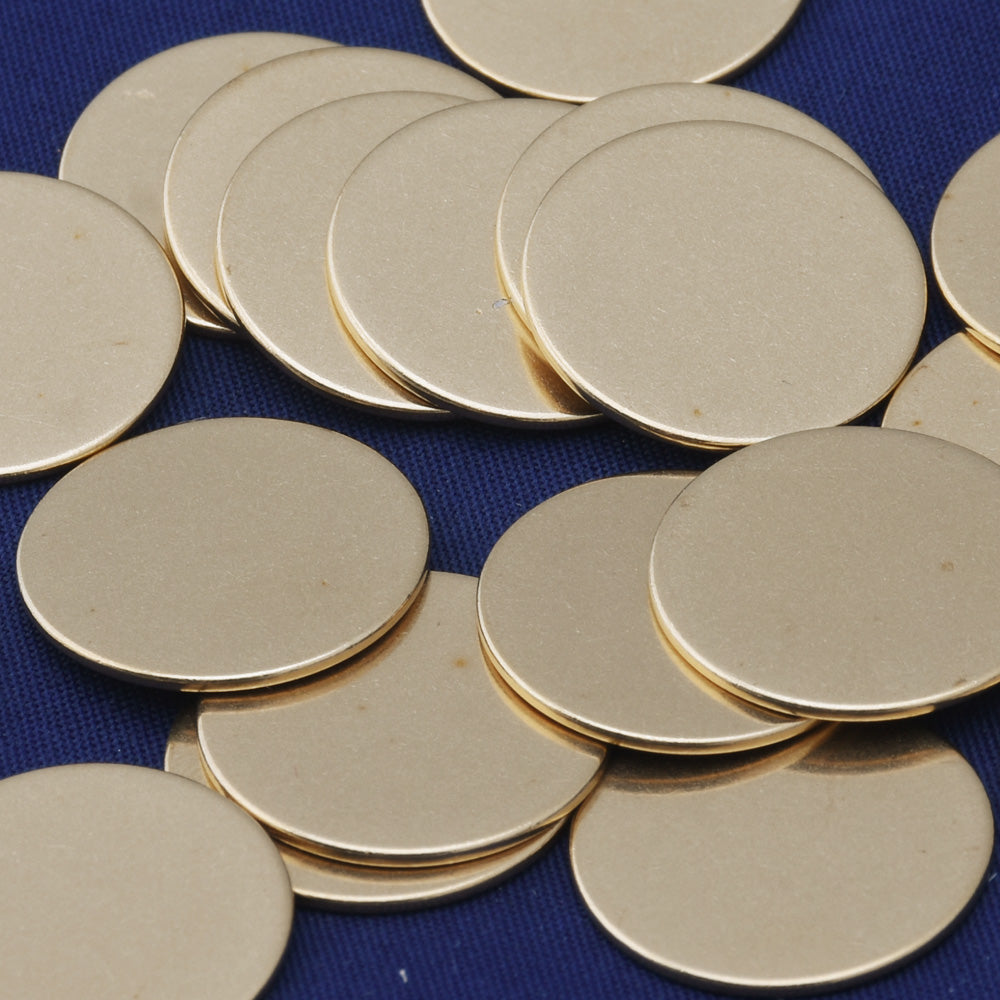 Brass Round Disc Stamping Blanks  FANTASTIC SHINE,stamping disks round blanks,tibetara®,About 3/4"(18mm)18 Gauges,20 each/lot