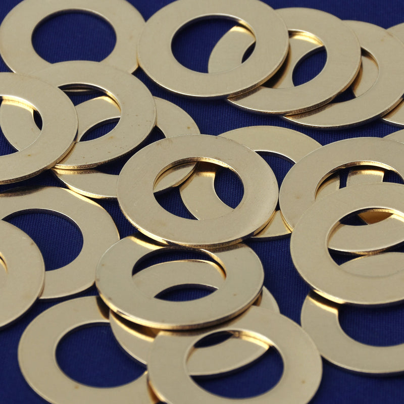 Round Aluminum Blanks With Hole 25mm 1 Round Aluminium Stamping