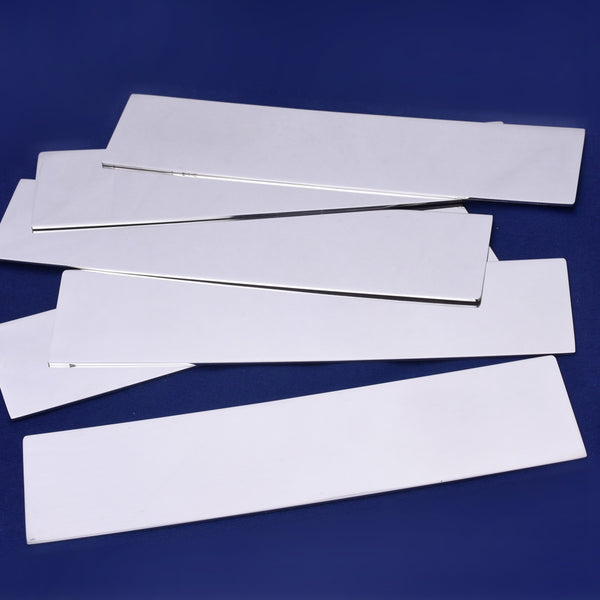 About 1 1/2"x6"(38x152mm) tibetara® 18 Gauges Stainless Steel Blanks-Rectangle Blanks-Bracelet  Hand stamping Blanks,10 each/lot