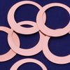 About 1 3/8"(35mm) tibetara® Copper Round  Copper Washer,FANTASTIC SHINE, Copper Stamping Blanks,18 Gauges,20 each/lot