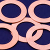 About 1 5/8"(39mm) tibetara® Copper Round Washer Stamping Blanks  ,Metal Supply Chick, Blank Disk, Hand Stamped,18 Gauges,20 each/lot