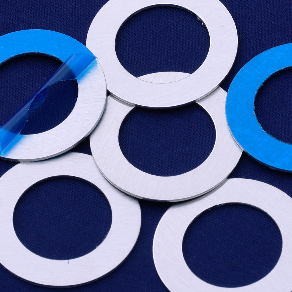About 1 5/8"(39mm) tibetara® Aluminum Blank Open Circle Washer Disc Jewelry ,Personalized Hand Stamping,18 Gauges,20 each/lot