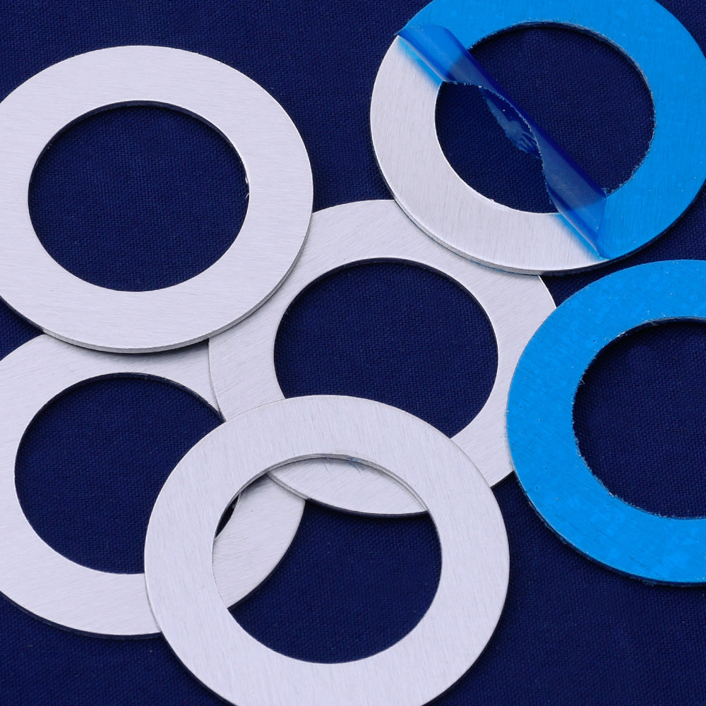 Aluminum Blank Round Circle Blank Washer, Hand Stamping Jewelry,tibetara®,About 1 3⁄8''(35mm) ,18 Gauges,20 each/lot