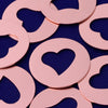 1 1/4"(32mm) tibetara® Round Copper Heart Discs  - Heart Hole - Round Copper Blanks for Stamping,18 Gauges,20 each/lot