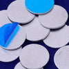 About 3/8"(8mm) tibetara® Round  No Hole Aluminum Stamping Blanks ,18 Gauges, Aluminum Discs Temporary Plastic Cover,20 each/lot