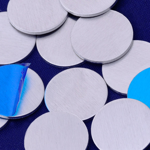 Round Aluminum Blanks With Hole 25mm 1 Round Aluminium Stamping Blanks 1.5  Mm Thickness 15 Gauge 