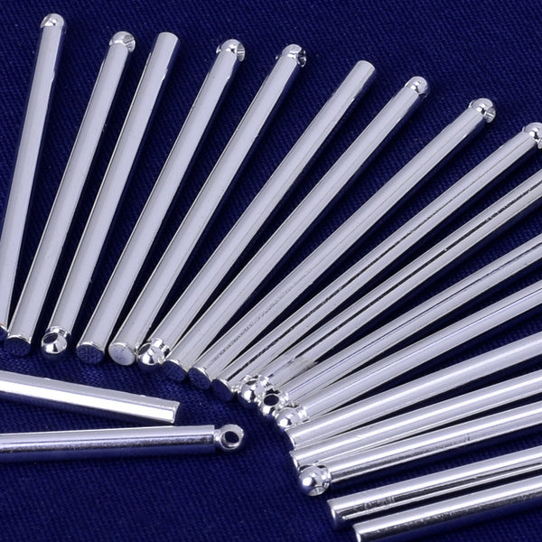 About 36mm tibetara®Brass Bars,Stamping Blank Bar,SWIVEL Solid round Bar