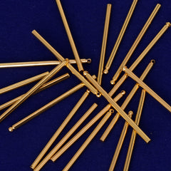 20pcs brass Tube Charms, plated Brass  Pendants,About 40*2*1.2mm,brass stamping
