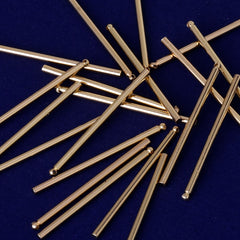 20pcs brass Tube Charms, plated Brass  Pendants,About 40*2*1.2mm,brass stamping