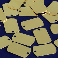 hand stamping blanks -Blank with a hole,About 25*16mm
