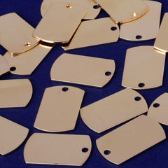 hand stamping blanks -Blank with a hole,About 25*16mm