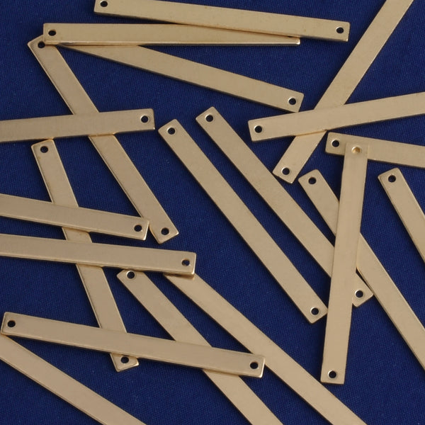 Wholesale,blank bars rectangle connectors ,Brass Stamping Blanks,About 13/64"*1 31/32"(5*50mm)18 Gauges, tibetara®,20 each/lot