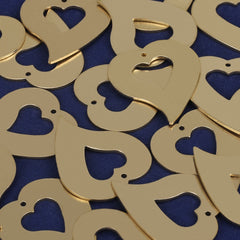 Stamping Blank Jewelry Tag,Heart Blank Disc Tags,18 Gauge,About 1
