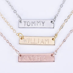 Personalized jewelry,name bar necklace,custom Name Necklace,personalized necklace