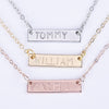 Personalized jewelry,name bar necklace,custom Name Necklace,personalized necklace