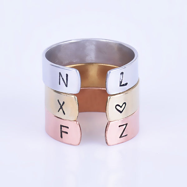 Mothers Ring,Handstamped Ring,Name Ring ,Personalized Jewelry,mothers day gift ideas,graduation gift