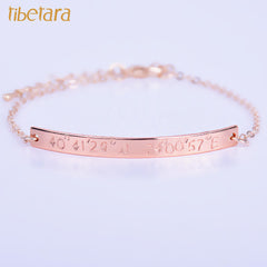 Handwriting Jewelry,Coordinate Anklet,Engraved Jewelry,Memorial Jewelry